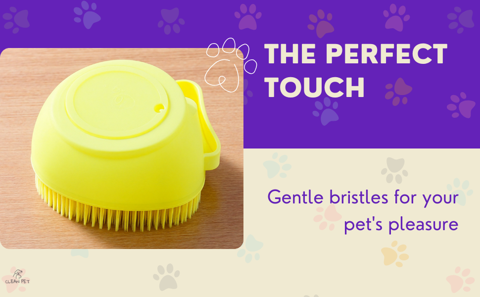 Luxury 2-in-1 Pet Spa Brush - Shampoo Dispensing Silicone Groomer for Dogs & Cats (Pink)