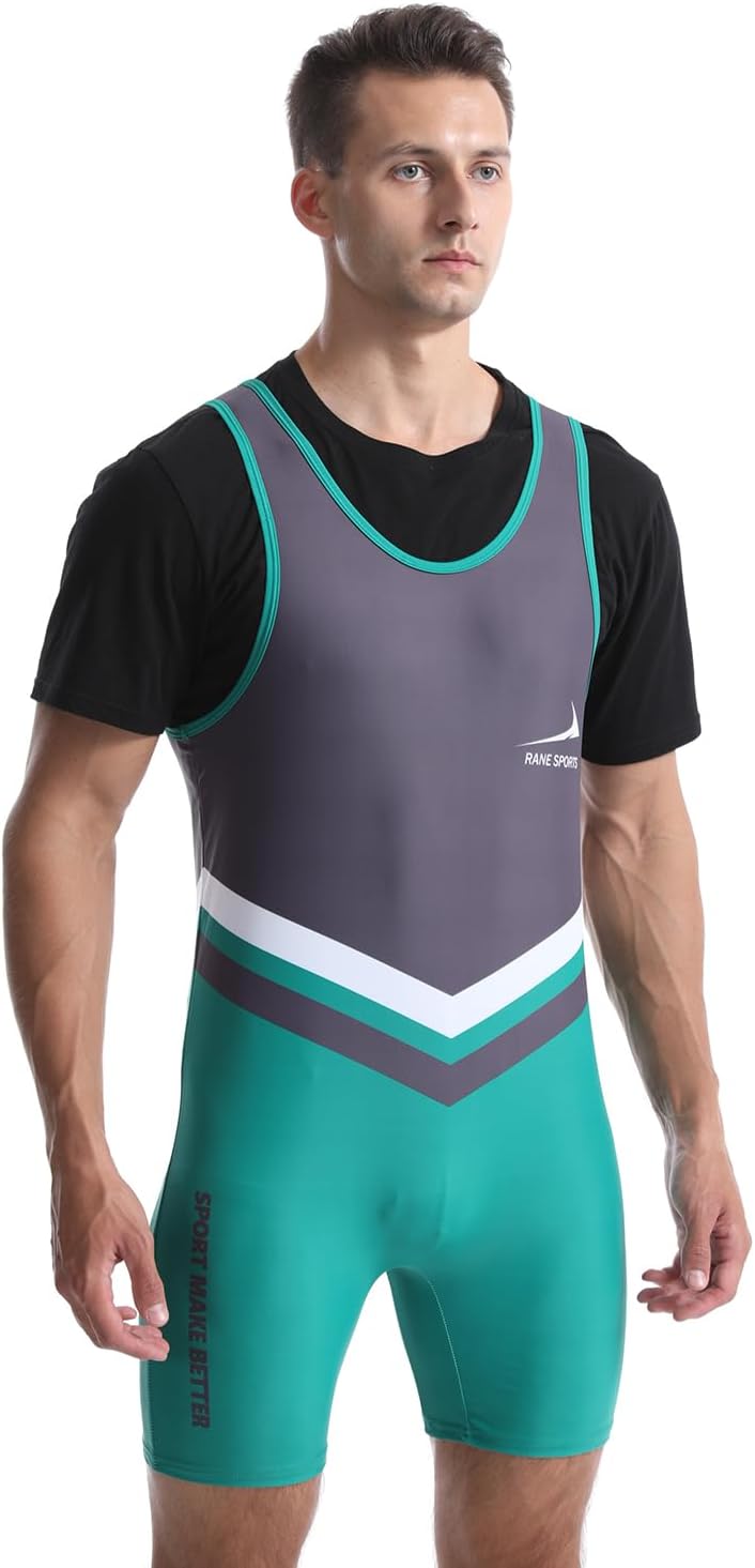 Men's Wrestling Singlets Athletic Supporters Sport Bodysuit Sleeveless Training Leotards Weightlifting Jumpsuits
