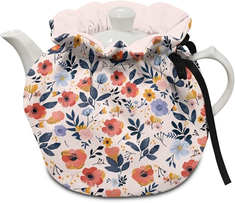 Teapot Thermal Cover Bohemian Mandala Print Tea Cozy for Tea Pot Insulated Suitable for Protecting Kettle Coffee Pot Breakfast Insulated Kitchen Coffee Table Decorative Accessories