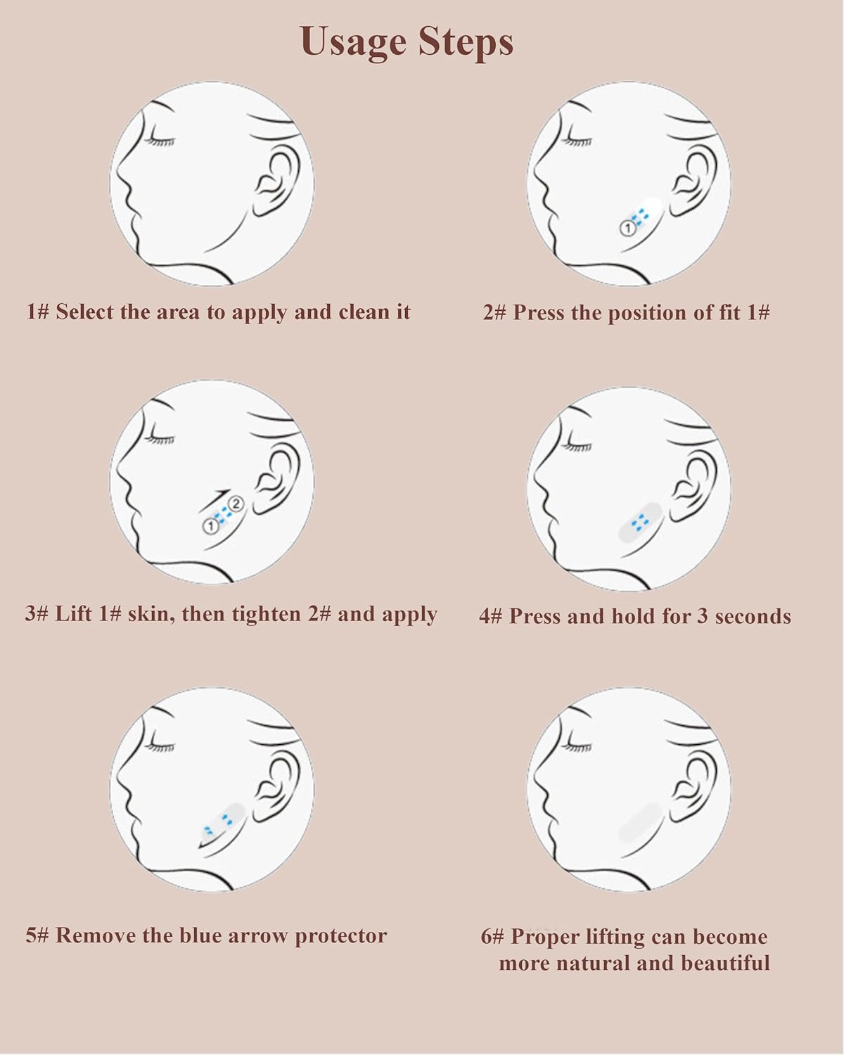 Face Lift Tape Invisible,Face Lifting Tape, Facelift tape, 120PCS, for Double Chin, Saggy Skin,Wrinkles Lifting,live streaming,V-Shaped Face Lifter Patch Overnight