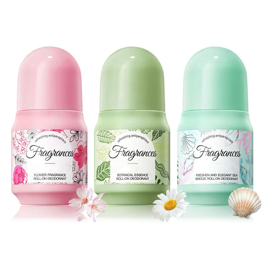 3PCS Deodorant Antiperspirant for Men and Women,High Degree,Strength Sweat Block and Odor Control,Refreshing Body Deodorant Antiperspirant