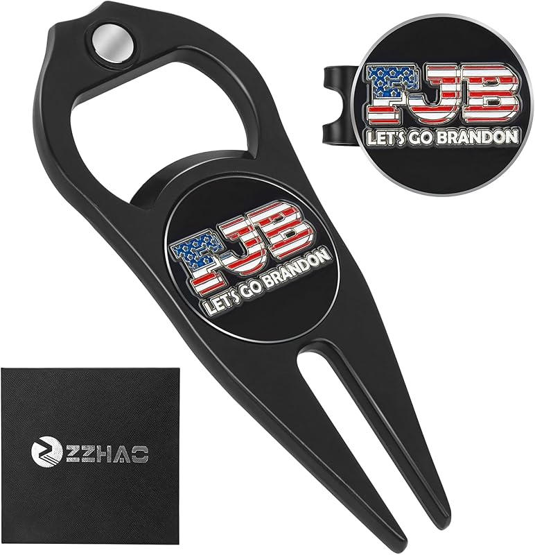 ZZHAO Golf Divot Tool and Golf Ball Marker, Divot Repair Tool，Golf Accessories for Men, Funny Gifts for Men, Tools for Men