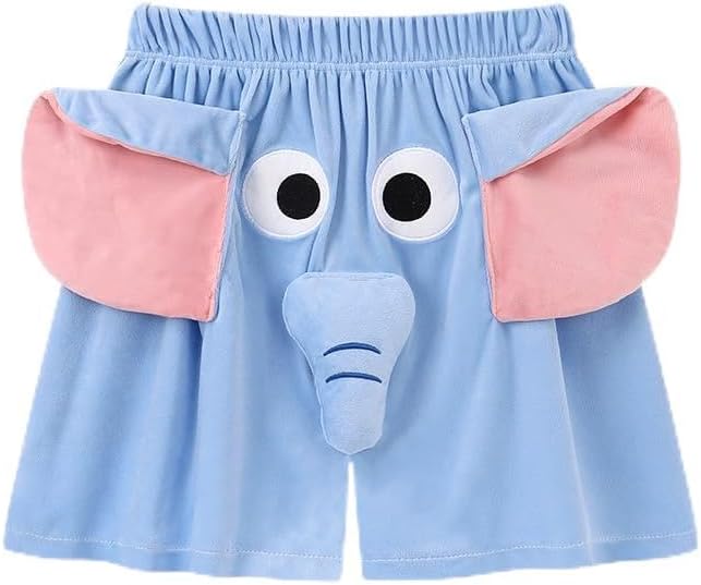 Funny Elephant Pajama Pants,Cute Dimensional Couple Pajama Pants Bottoms For Women Men