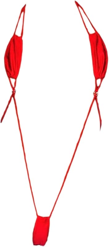Women's Sexy One Piece Slingshot Swimsuit Adjustable G String Thong Bikini Sex Micro Thongs Underwear Teddy Lingerie
