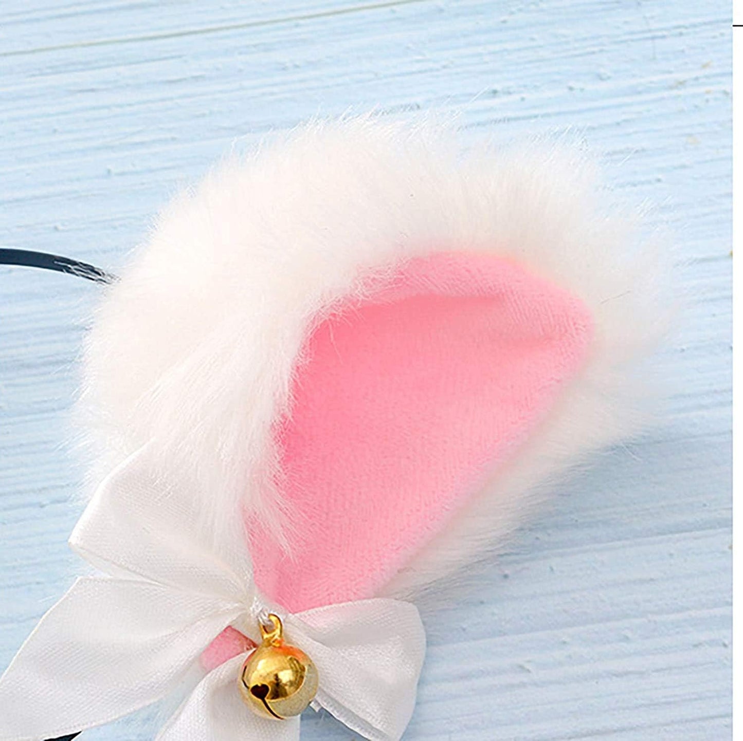 Faylay Cosplay Girl Plush Furry Cat Ears Headwear Accessory for Cam Girl Party