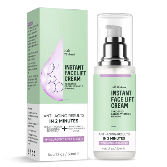 Instant Face Lift Cream,Skin Tighten And Lift Neck Cream for Women with Plant Extract, Neck, Eye Anti-aging Serum for Smoothing Fine Lines, Wrinkles and Firming Loose Sagging Skin-50ML