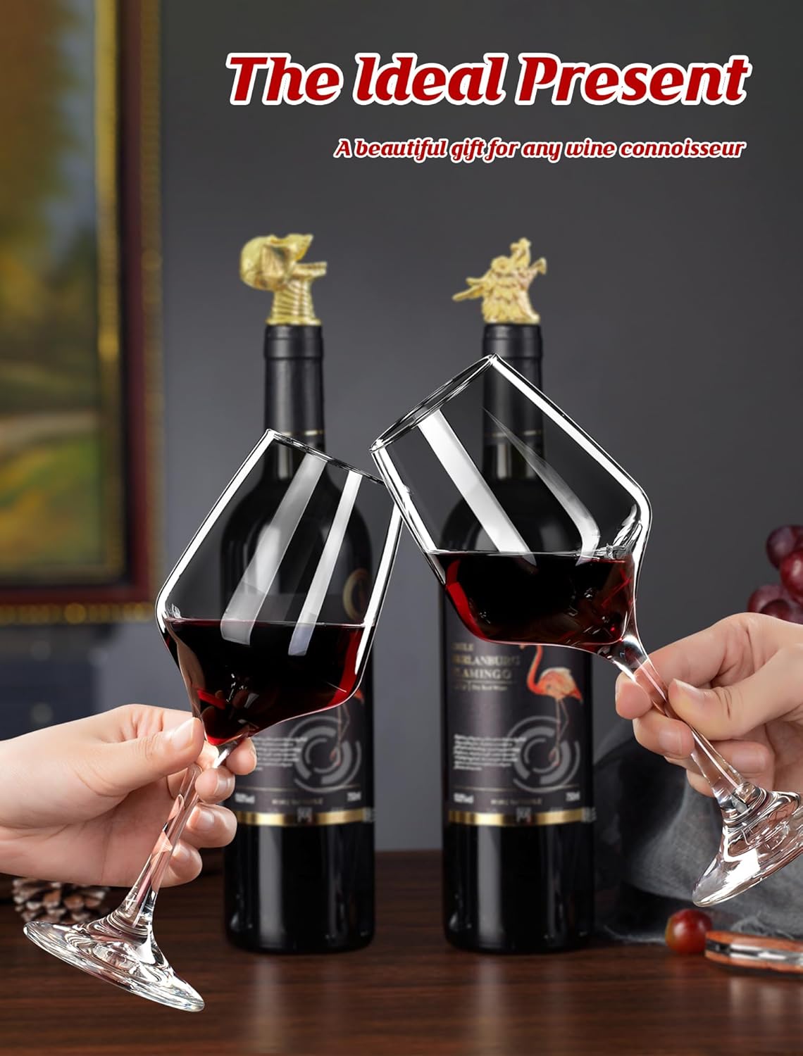 Skull Wine Aerator Pourer Spout, Olive Oil Liquor Bottle Decanter, Gold Plated Creative Gifts for Alcohol Spirits Whiskey Lover