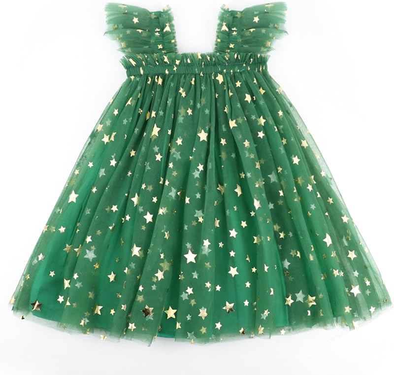 AGQT Baby Girls Tutu Dress Tulle Sundress Size 9M-5T