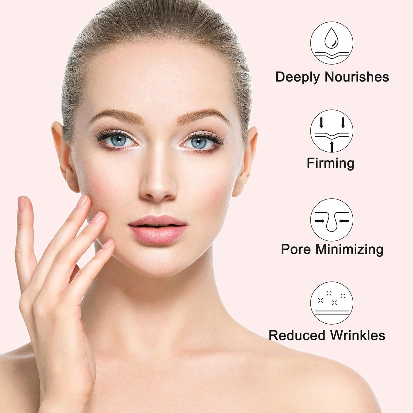Collagen Night Wrapping Mask Peel-Off Overnight Collagen Face Mask - Deeply Hydrates & Firming & Glowy - Reduce Sagging & Wrinkle For Glowing Skin 2.54 fl.oz with Mask Applicator