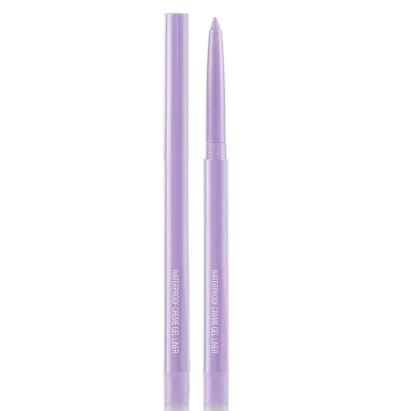 Eyeliner Pencil, Waterproof Eyeliner Long-lasting, Light-blue Eyeliners, High-Pigmented Colorful Eyeliners Easy To Use Eye Liner Pen for Women, Light-blue