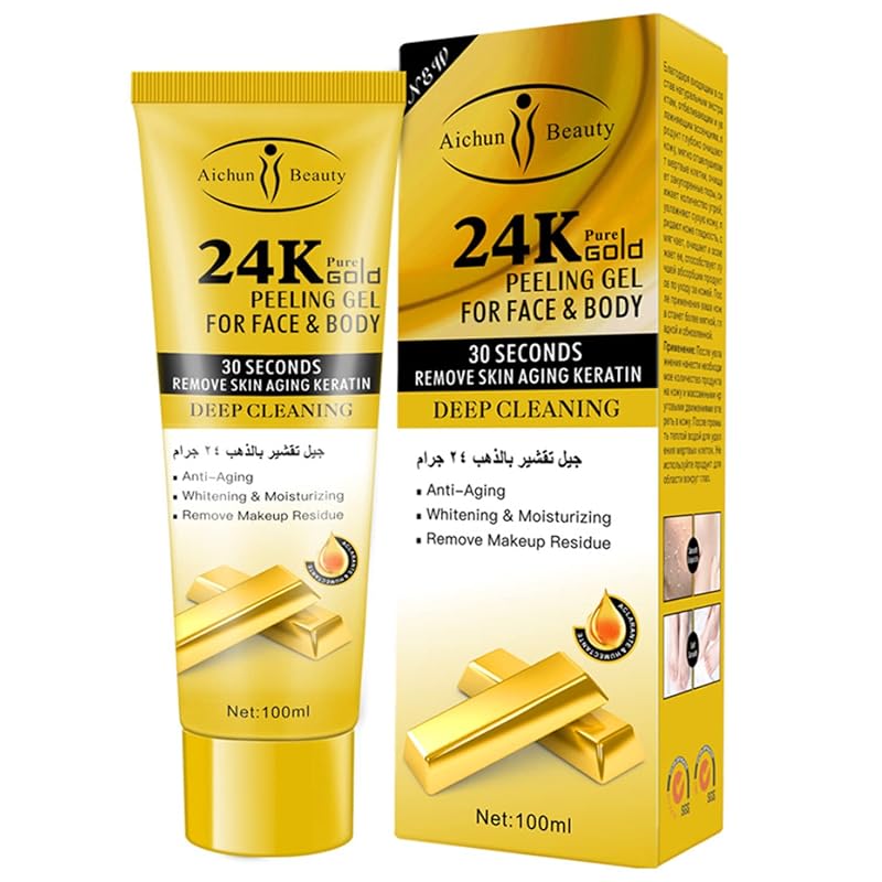 AICHUN BEAUTY Peeling Gel Face Body Removes Skin Aging Keratine Deep Cleaning Moisturizing Refresh Skin Smooth (ARABIC COFFEE PEELING GEL)