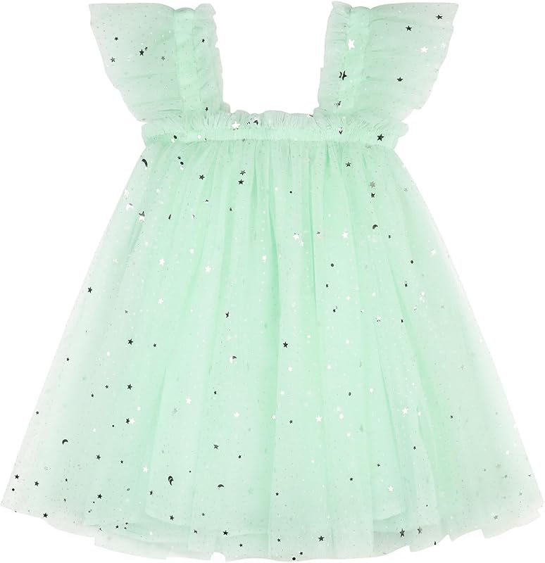 AGQT Baby Girls Tutu Dress Tulle Sundress Size 9M-5T