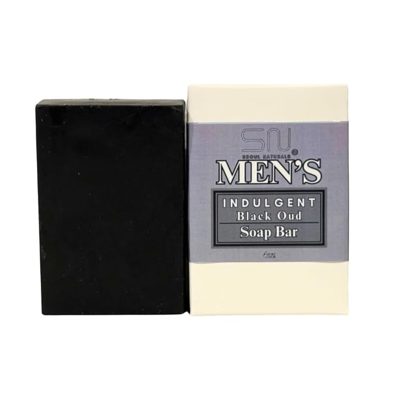 Seoul Naturals Men's Timeless Oakmoss & Bergamot Soap Bar, k beauty, 4 oz