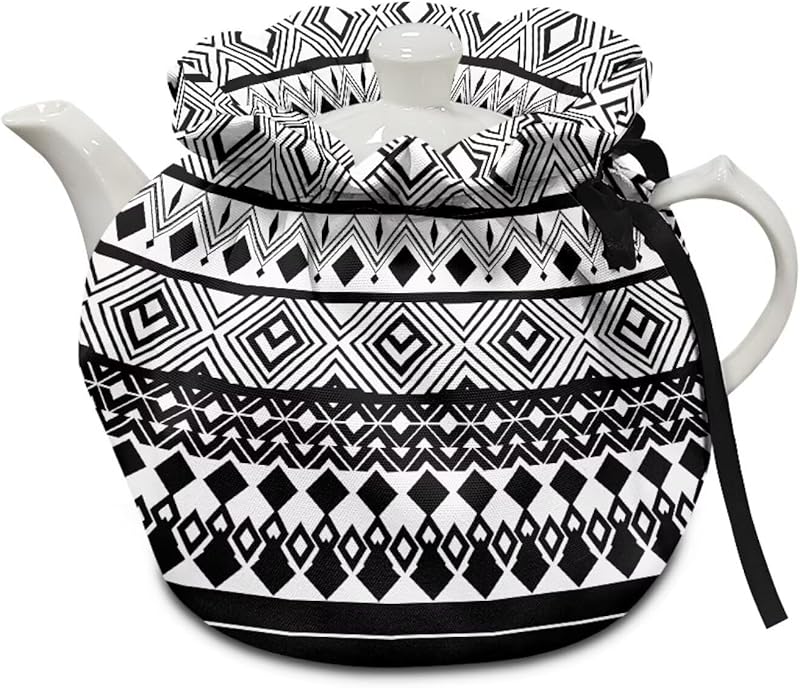 Teapot Thermal Cover Bohemian Mandala Print Tea Cozy for Tea Pot Insulated Suitable for Protecting Kettle Coffee Pot Breakfast Insulated Kitchen Coffee Table Decorative Accessories
