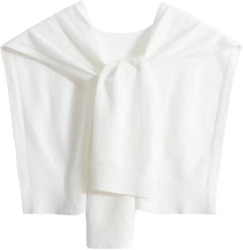 Sweater Shawl Wraps for Women Sweater Knitted Knotted Shawls Travel Casual Scarf Cape Shoulder Tops Fashion Wrap