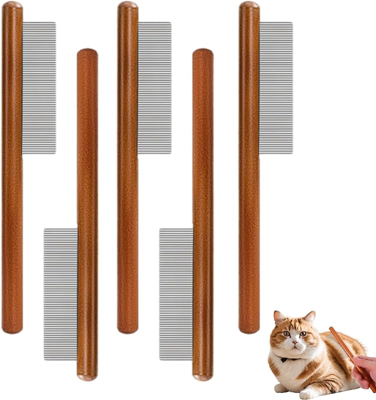Kittynokurashi ムダWoolソフトブラシCat コーム Cats and Dogsコーム Woodenハンドルブラシ Flea Removalりコーム ペットUse マッサージ LinkまりをTakeりDivisionく Painくない Short Hair Medium Hair Long Hair Suitable for both Cats and Dogs (1個)