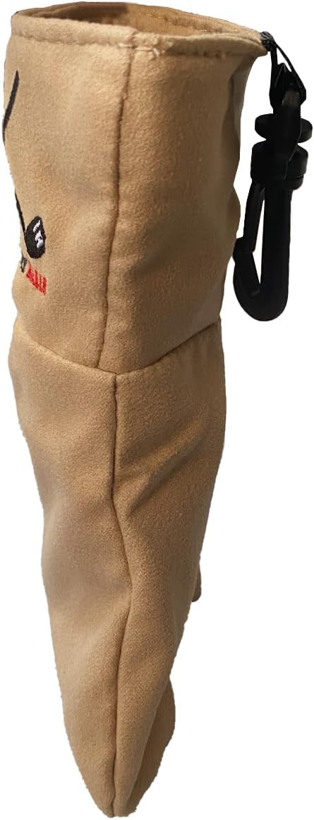 Endysis Golf Ball Funny Bag, Golf Ball Storage Pouch, Funny Print Golf Accessories Bag with Golf Tee Holder, Keychain, 6 Balls Capacity, Gift for Men Women