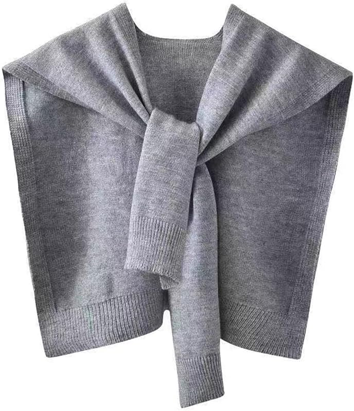 Sweater Shawl Wraps for Women Sweater Knitted Knotted Shawls Travel Casual Scarf Cape Shoulder Tops Fashion Wrap