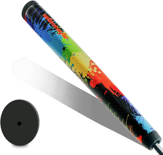 wosofe GOLF Putter Grip Two types of grips with different materials and weights Comfortable Advanced Texture Control and High-feedback Golf Putter Grip Stroke Enhancement Soft &Tacky Superior Traction