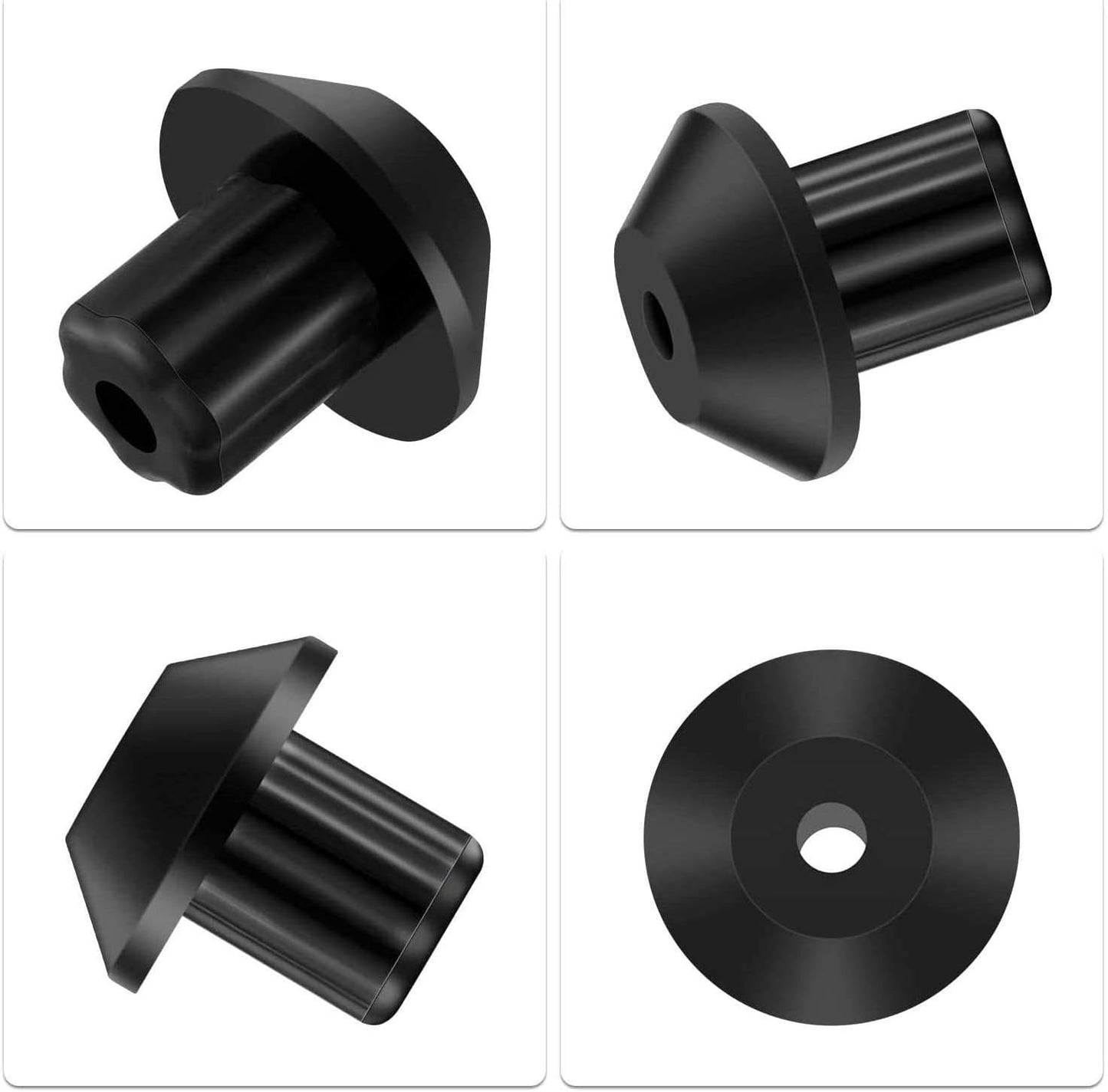 16 Pack WB2K101 Range Burner Grate Rubber Feet Kit Replacement for GE, Hotpoint, Kenmore 362. High Temp Resistant Silicone Rubber Bumper Pads Replace Part WB2K101, WB02K0101, 247410