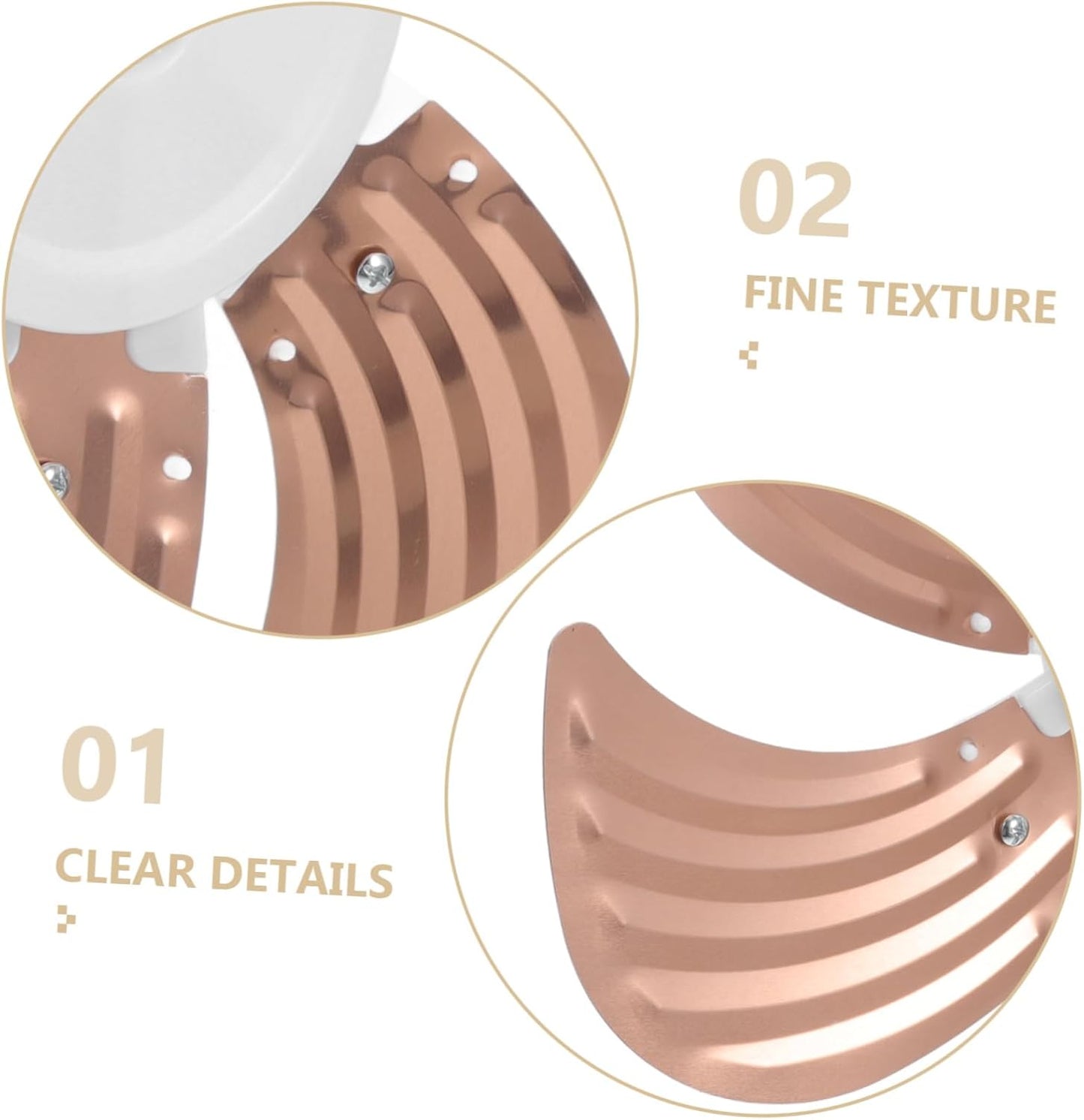Aluminum Replacement Fan Blades Silent Design for Table and Floor Fans Efficient Airflow Easy Installation for Home Use