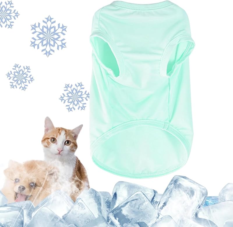 Hunde Shirt Sommer, Kühlwesten für Hunde, Hund UV Schutz T-Shirt, Hundekostüm, Hundehemd Tshirt, Haustier Tshirt für Kleine Mittelgroße Hund Katzen, Haustier Kleidung für Chihuahua, Yorkie (Rosa,M)
