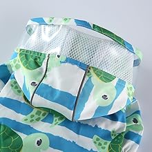DICOCO ペットUseレインコート Waterproof Windproof Water-repellent treatment Quantity Permeability リードWith holesき Easy to put on and take off 5サイズSupport Small Dog Medium-sized dog Large dog トイプードル Shiba inu Dog Clothing Cat Costume For walking Rainy season prepara