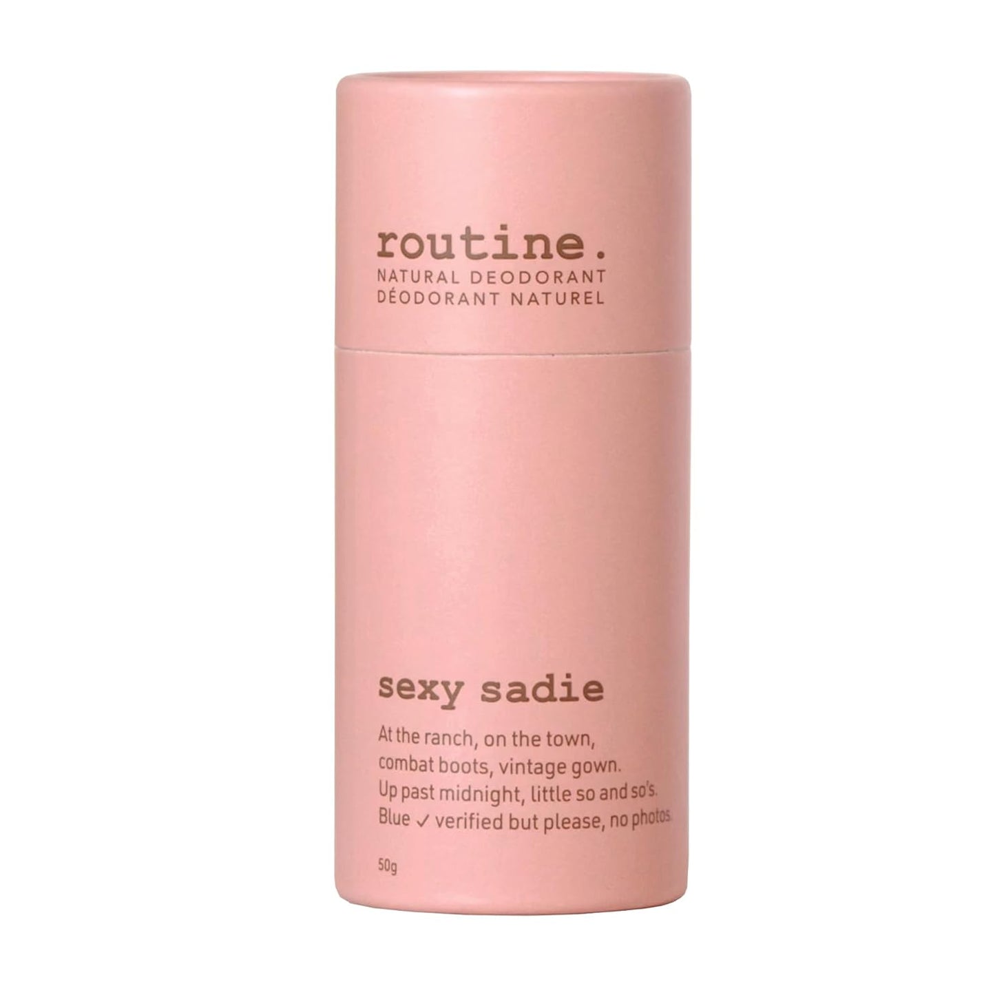 Routine Natural Deodorant Sexy Sadie Deo Stick | 50 grams Natural Deodorant Aluminum Free Natural Deodorant For Women & Men | (Stick Formula)