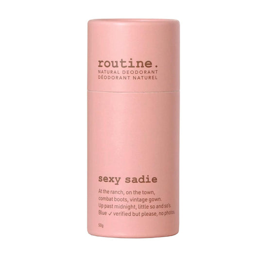 Routine Natural Deodorant Sexy Sadie Deo Stick | 50 grams Natural Deodorant Aluminum Free Natural Deodorant For Women & Men | (Stick Formula)