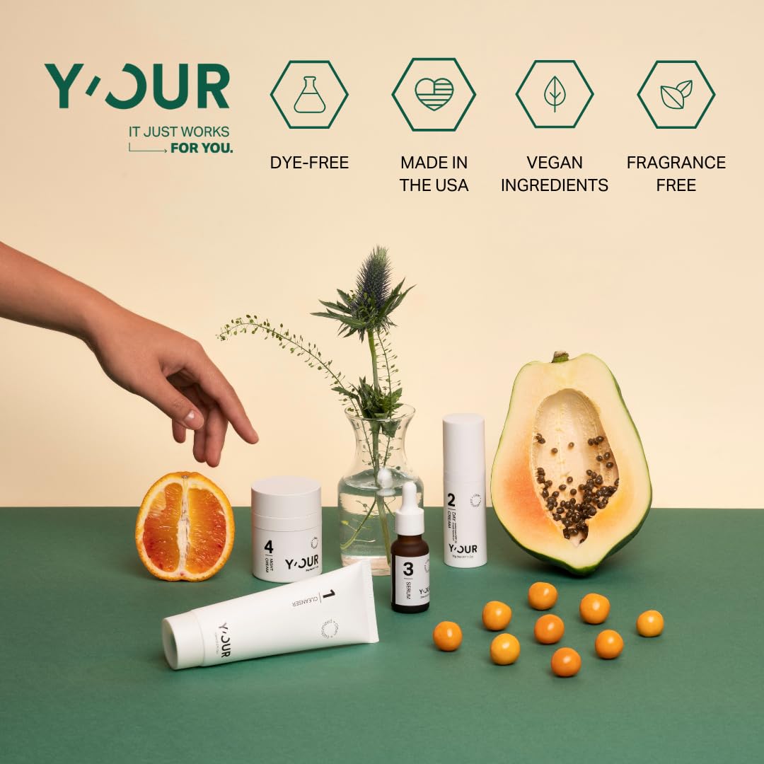 Y’OUR Intensive Lip Balm: Lightweight & Comforting with Natural Shea Butter & Rosehip Oil; Extreme Moisturizer for Dry Lips. Paraben & Silicon-Free. Made in USA. 15ml (0.5 oz.)