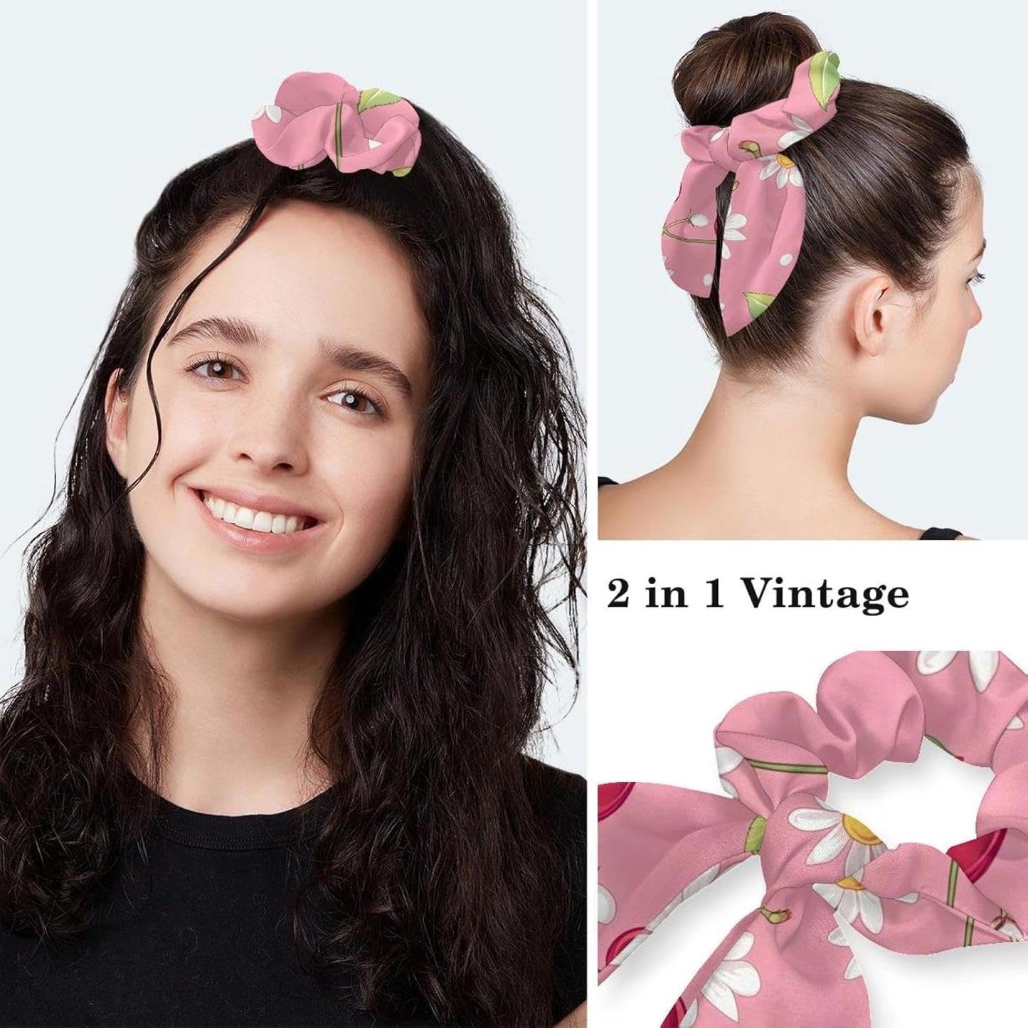 Women's Working Caps with Scrunchies Tarot Pattern Background Lace-Up Hat Unisex Hair Covers One Size