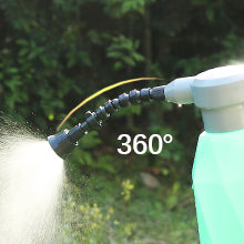 0.5 Gallon Electric Spray Bottle Plant Mister for Indoor/Outdoor Plants, 2L Automatic Watering Can Rechargeable Battery Powered Sprayer with Adjustable Spout for Garden, Fertilizing, Cleaning