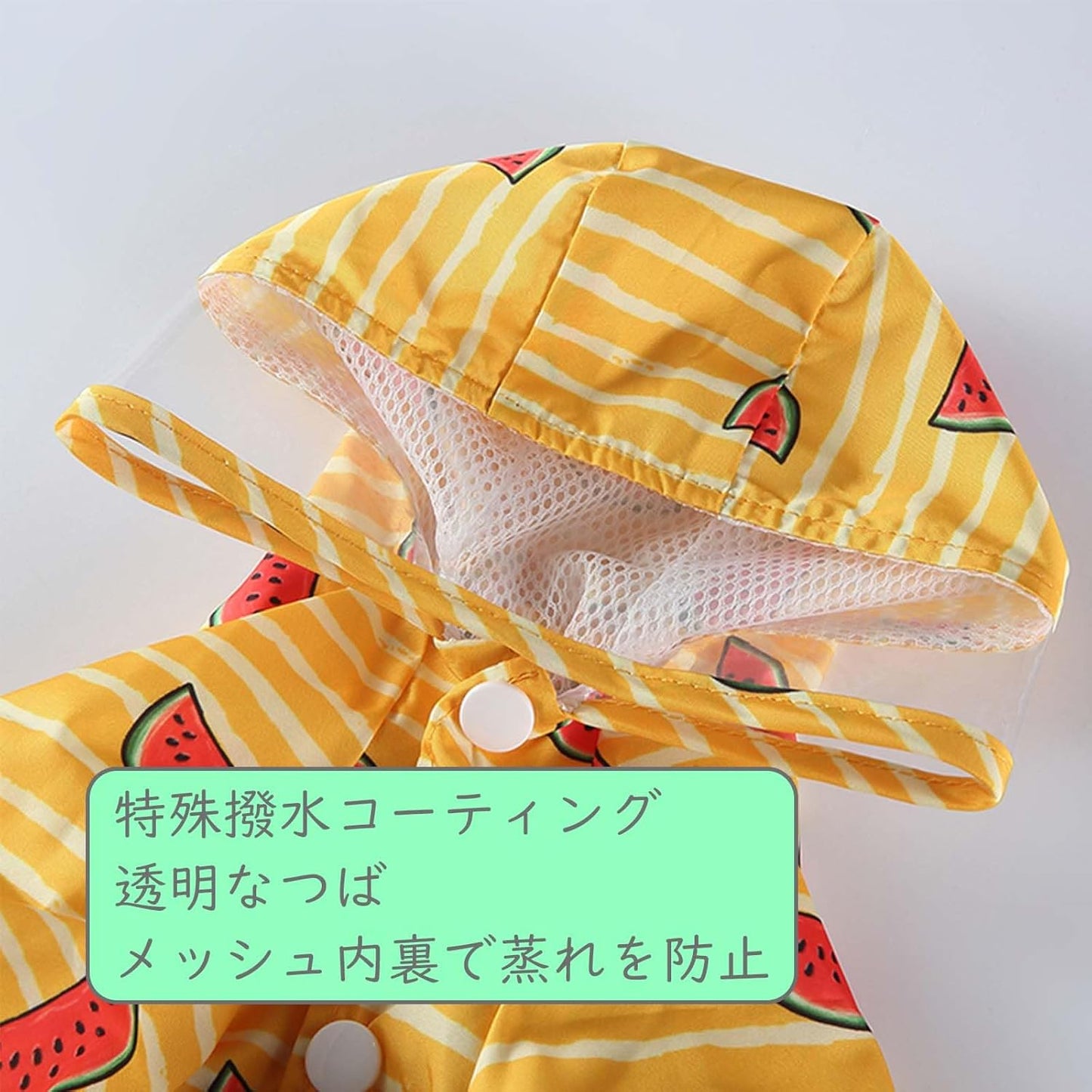 DICOCO ペットUseレインコート Waterproof Windproof Water-repellent treatment Quantity Permeability リードWith holesき Easy to put on and take off 5サイズSupport Small Dog Medium-sized dog Large dog トイプードル Shiba inu Dog Clothing Cat Costume For walking Rainy season prepara