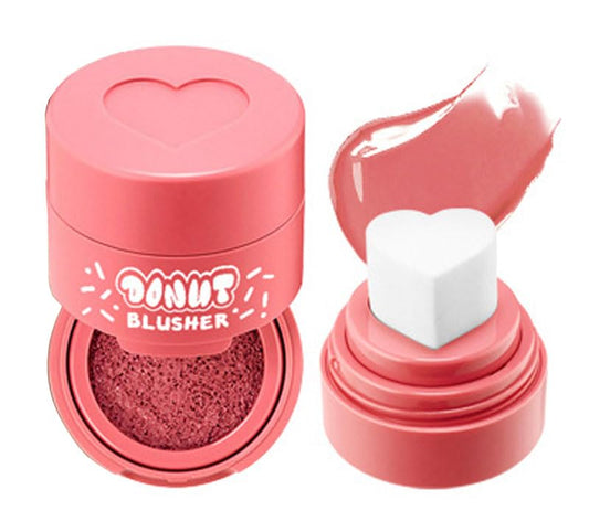 Liquid Blush with Heart Shaped Applicator, Natural Long Lasting, Light and Airy Makeup for Women (2), Pink