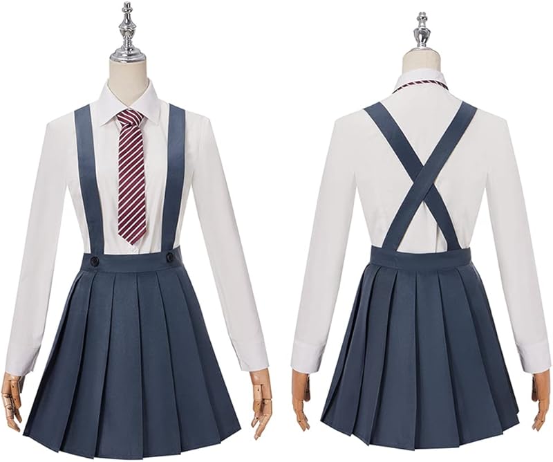AwwwCos Matilda the Musical Cosplay Costume School Girl Dress Uniform Suit Skirt Tie Halloween Party Outfit Women