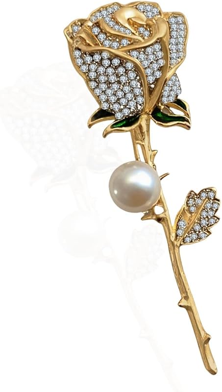 brooches for women, la luen Bow Brooch Pins Sweater Shawl Clips Faux Pearl Brooch Pins for Women