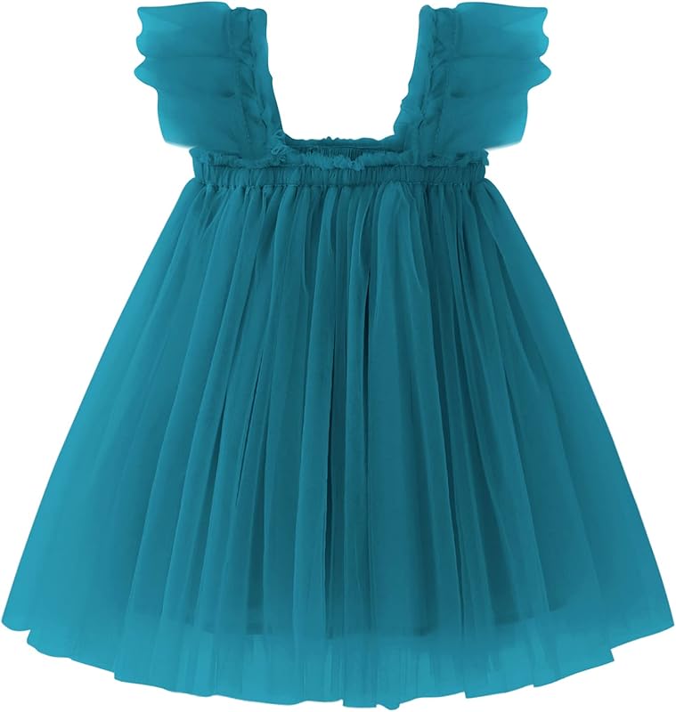 AGQT Baby Girls Tutu Dress Tulle Sundress Size 9M-5T