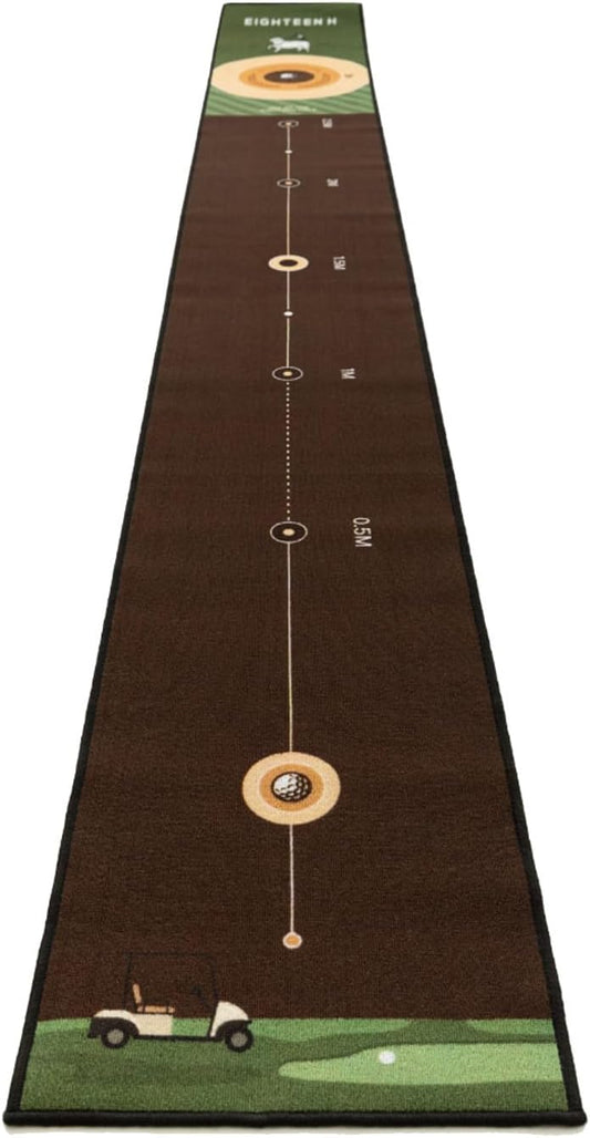 Putting Green Indoor Mat Golf Gifts for Men Golfing Practice Matt Training Aid Heoseok Pro