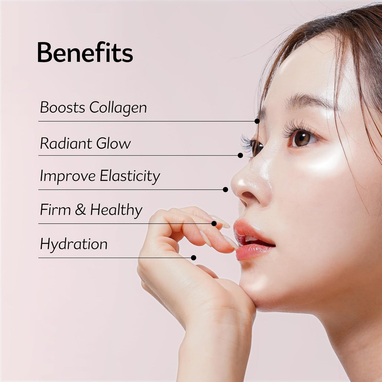 PESTLO Baby Collagen Glow Mask - Korean Peel Off Facial Mask Infused with Reallagen/T3 Vegan Collagen, Aginon, Volufiline for Hydrating, Firming, Glow, Glass Skin | Optional Overnight Use, 2.36 fl.oz