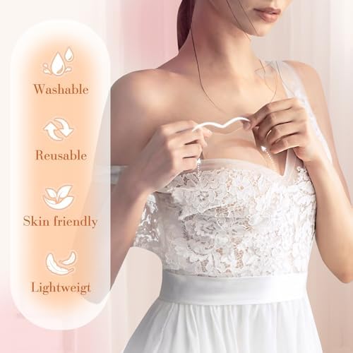 Sticky Bra – Push Up Adhesive Backless Strapless Bra for Women Reusable Silicone Nipple Covers
