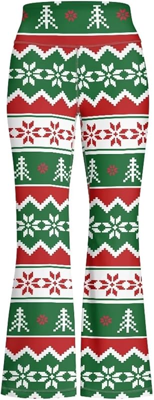 Girls' Athletic Leggings Bell Bottoms Kids Dance Running Yoga Pants High Waisted Workout Active Dance Tights