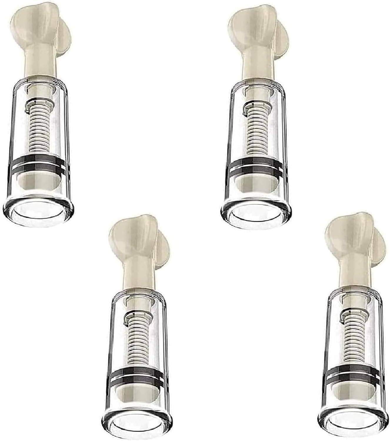 Body Vacuum Suction Cup Breastfeeding Mother and Women for Nipp.le Flat Shy and Inverted Nippl.ES Cups (4 Cup)