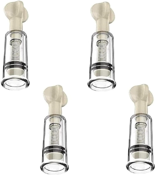 Body Vacuum Suction Cup Breastfeeding Mother and Women for Nipp.le Flat Shy and Inverted Nippl.ES Cups (4 Cup)