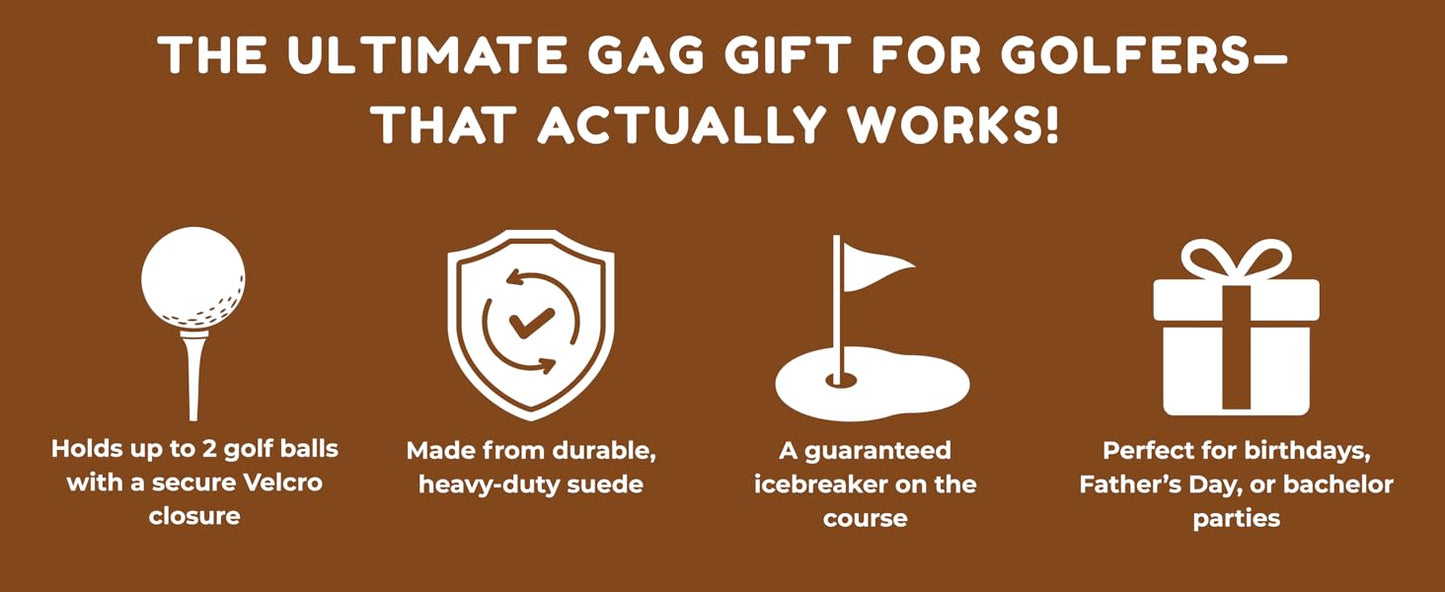 MySack Golf Ball Storage Bag | Store Your Other Golf Accessories for Men Such as Tees & Gloves by Putting Them in This Gag Gift
