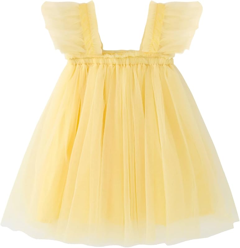AGQT Baby Girls Tutu Dress Tulle Sundress Size 9M-5T