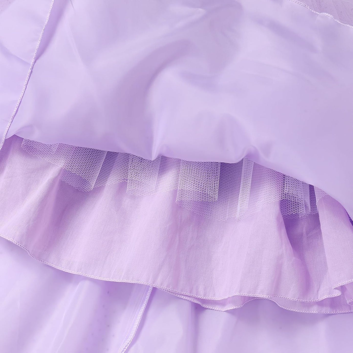 IMEKIS Toddler Girl Sparkle Confetti Birthday Princess Dress Ruffle Sleeve Party Formal Dresses 1-6T