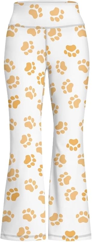 Girls' Athletic Leggings Bell Bottoms Kids Dance Running Yoga Pants High Waisted Workout Active Dance Tights