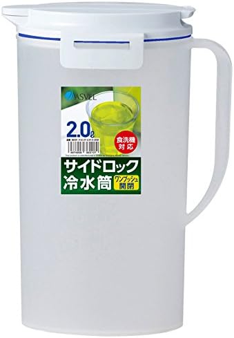 Asvel D-202 Water Pitcher, Drink Bio, White 8231