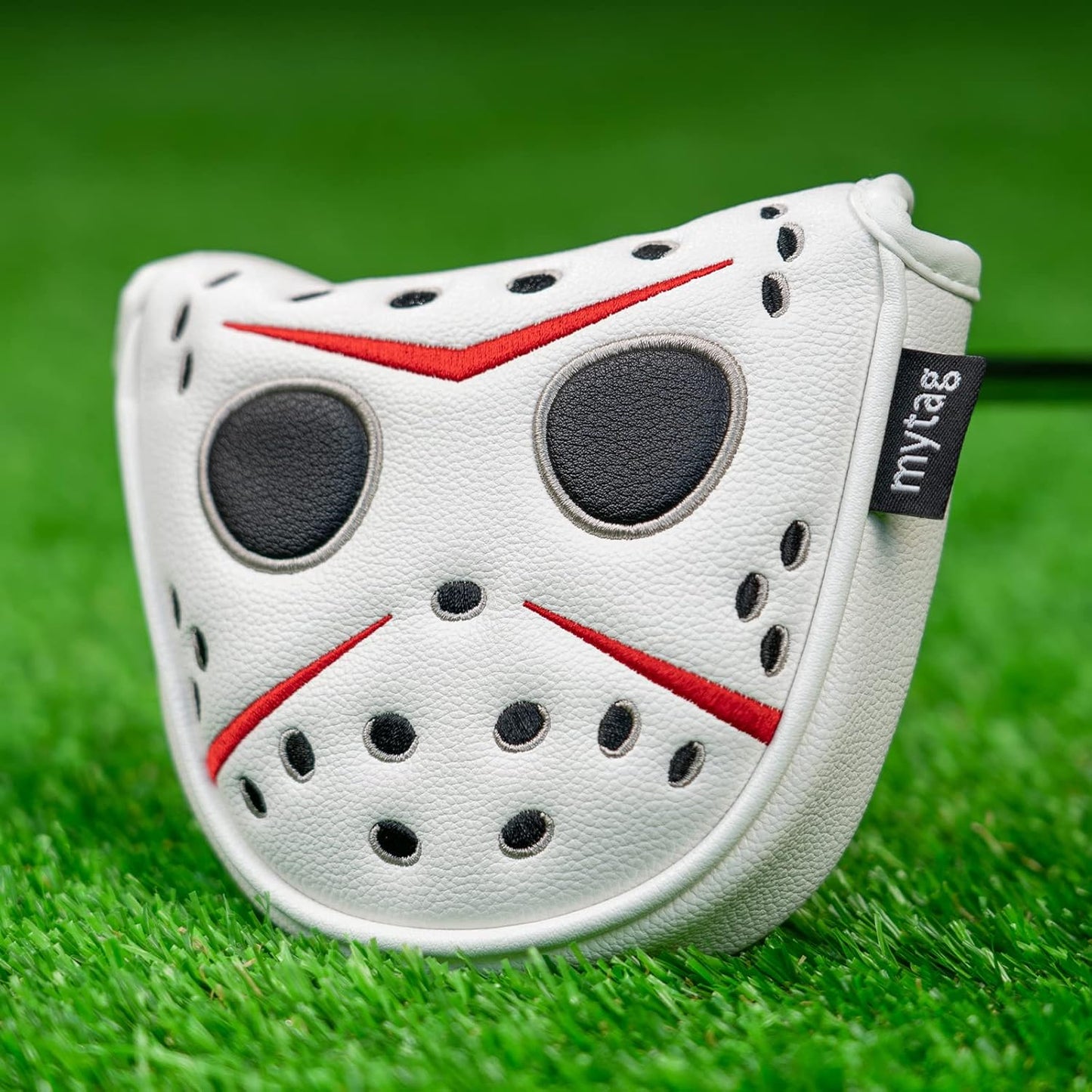 Putter Covers Hockey Goalie Mask, Mallet Putter Cover Blade Putter Cover Strong Magnetic Putter Headcover