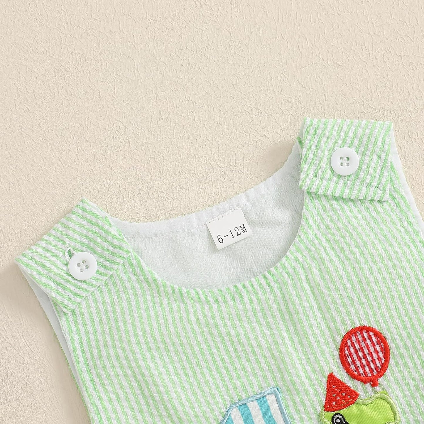 Baby Boy Birthday Outfit Sleeveless 1st Embroidery Birthday Romper Jumpsuit Cute One Piece Cake Smash Outfits